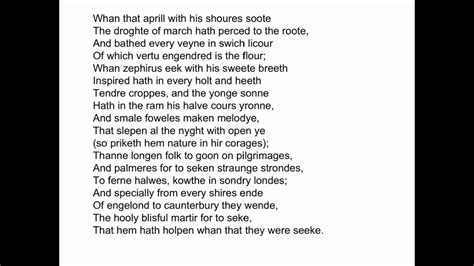 canterbury tales prologue middle english